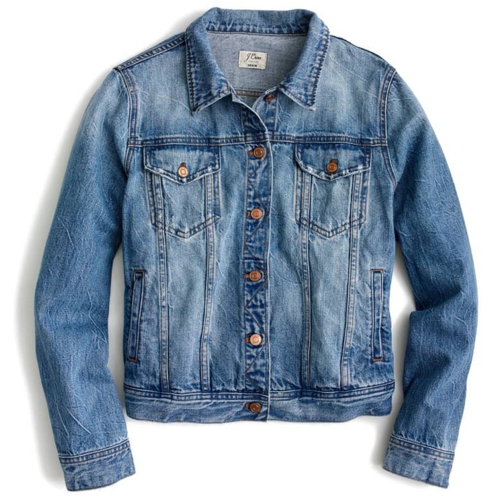J.crew Classic Denim Jacket for women
